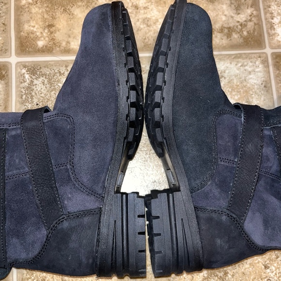 CAT Caterpillar Women’s Black Suede Leather Buckle Winter Boots Sz-11 - Picture 9 of 11